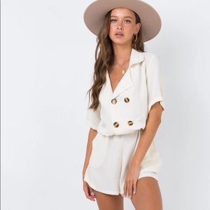 Princess Polly beige play suit